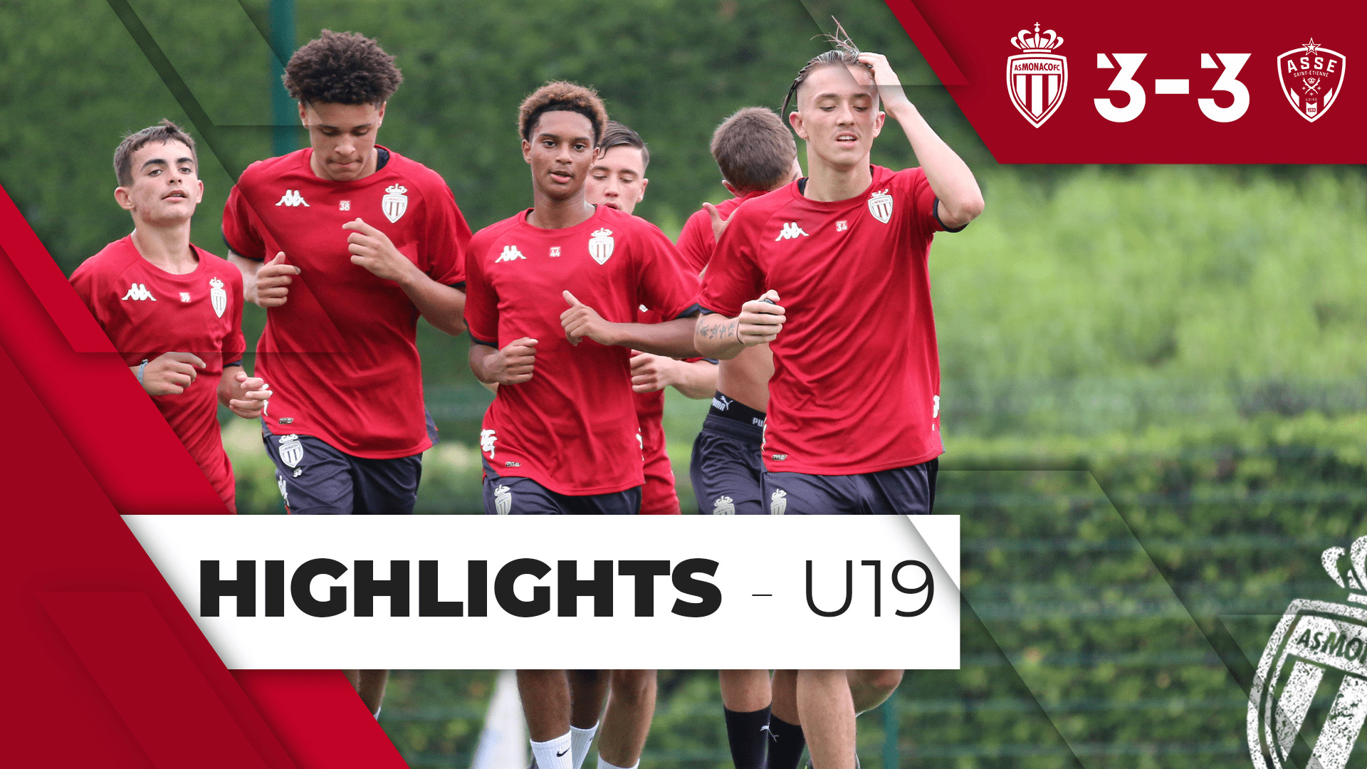 Highlights U19 J7 AS Monaco 3 3 AS Saint Etienne