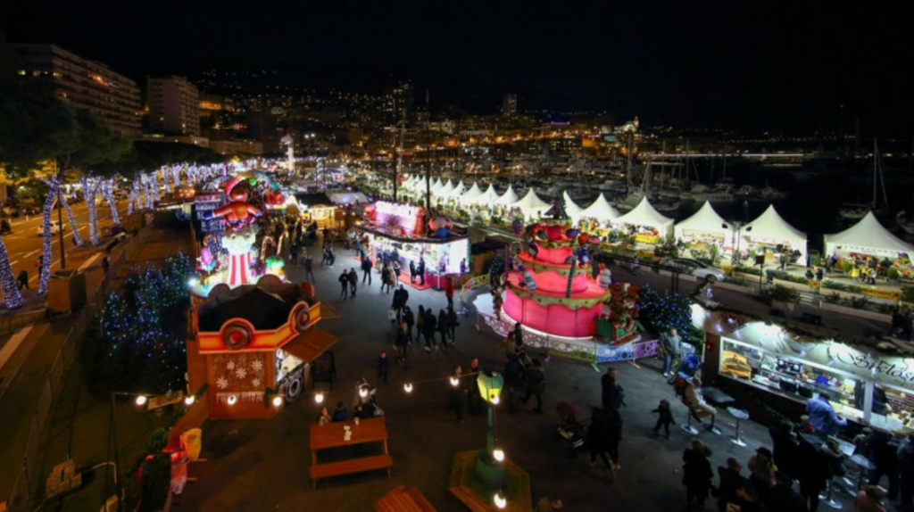 Ouverture du village de Noël de Monaco - AS Monaco