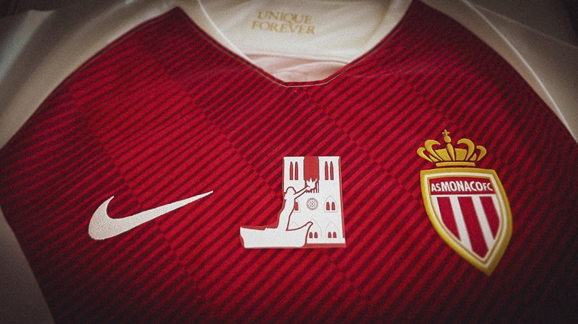 Tub opschorten Riskant AS Monaco go to Paris with a jersey in tribute to Notre Dame - AS Monaco
