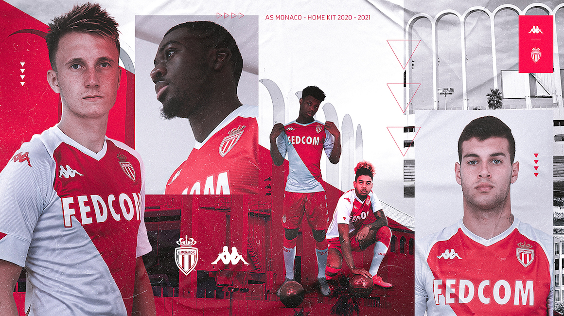 desagradable Correo mesa AS Monaco and Kappa unveil 2020-21 home jersey - AS Monaco