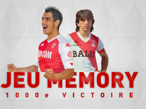 Jeu Memory sur la 1000e victoire