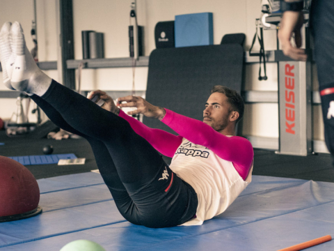 Travail en salle avec Benjamin Lecomte