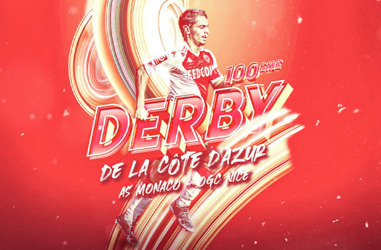Jour de 100e derby de la Côte d'Azur