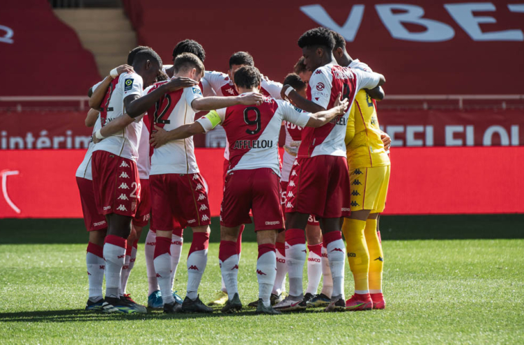 Le groupe de l’AS Monaco pour le 16e de Coupe de France à Nice