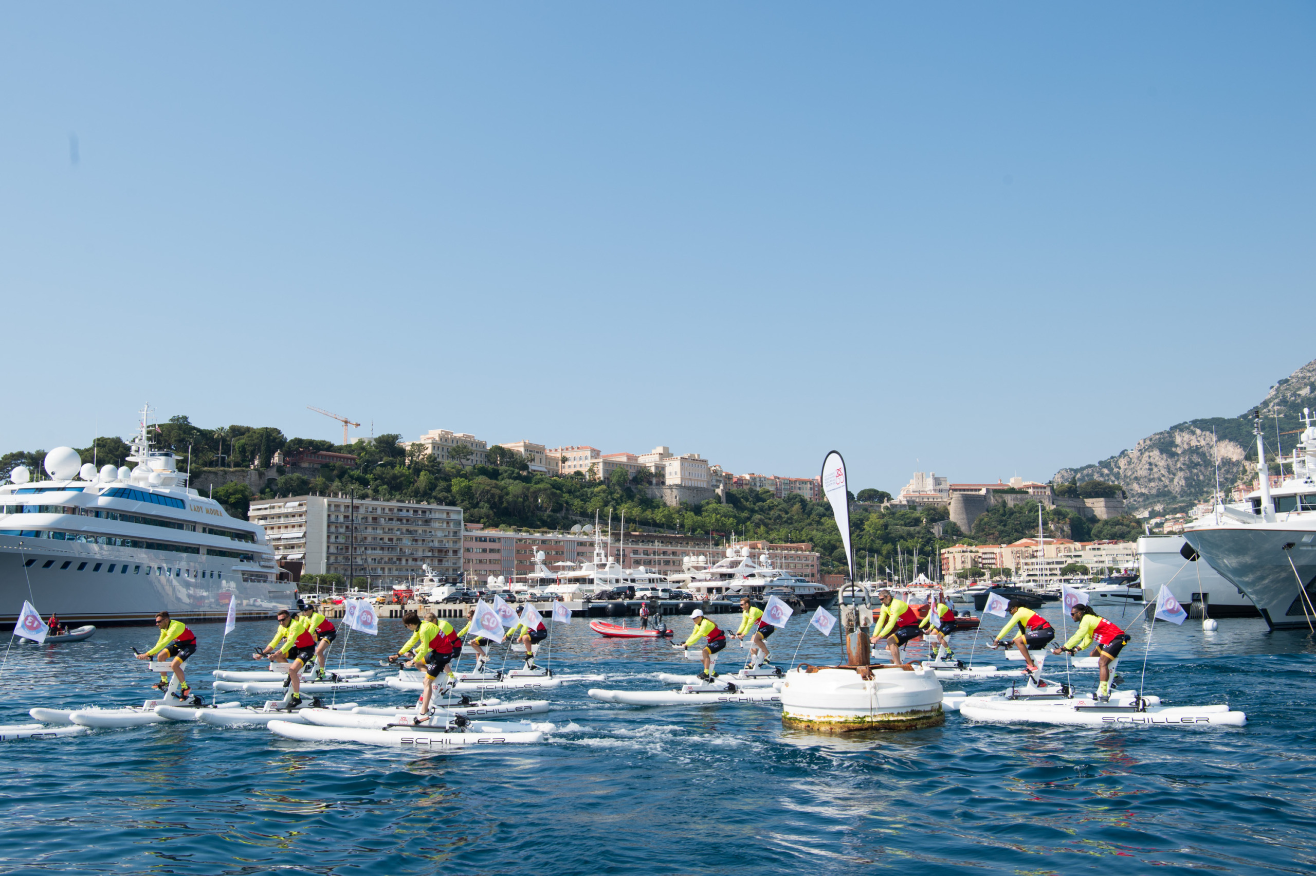 AS Monaco committed to the Riviera Water Bike Challenge 2022 – europe ...