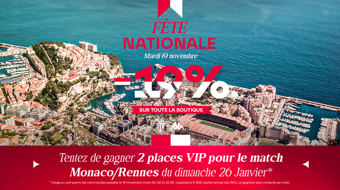 -19% sur toute la boutique pour la Fête Nationale !