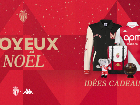 Habille-toi en rouge et blanc pendant les fêtes grâce au shop AS Monaco !