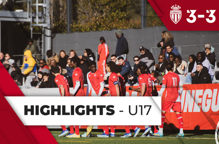 Highlights U17 - 15e journée : AS Monaco 3-3 AS Saint-Priest