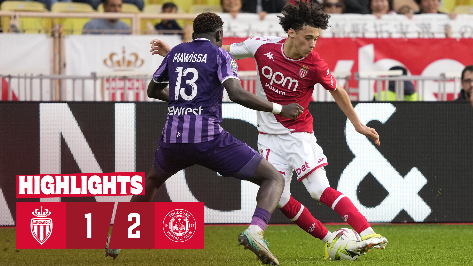 Les highlights du duel entre l AS Monaco et Toulouse