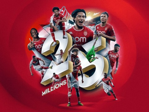 L'AS Monaco franchit la barre des 25 millions de fans sur les réseaux sociaux