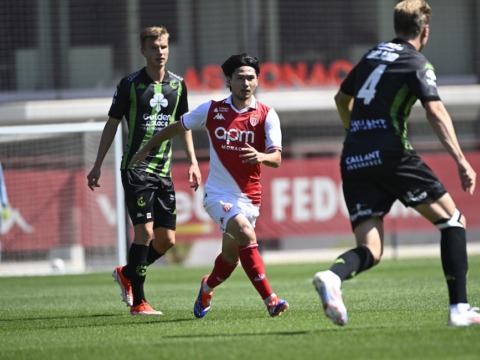 AS Monaco draw with Cercle Bruges in a lively match