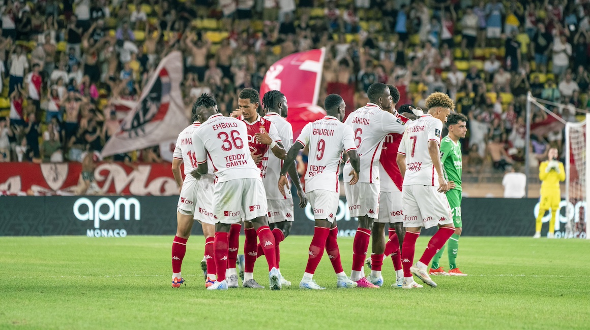 Le groupe de l’AS Monaco pour défier l’Olympique Lyonnais