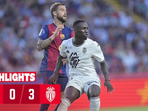 Les highlights du succès de l'AS Monaco face au Barça dans le Trophée Joan Gamper