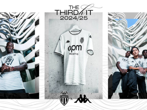 AS Monaco unveil its new third kit for the Centenary season