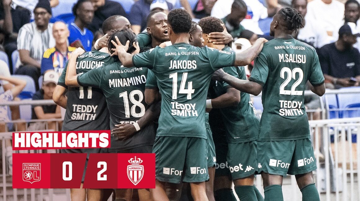 Highlights &#8211; Ligue 1, 2e journée : Olympique Lyonnais 0-2 AS Monaco