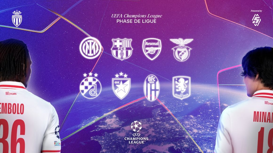 Com’è andato il sorteggio delle partite di Champions League dell’AS Monaco?