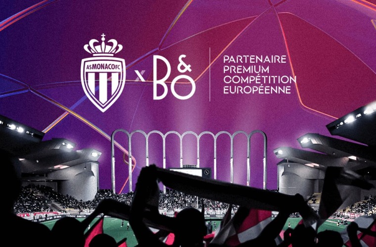 Bang & Olufsen accompagnera l’AS Monaco en Ligue des Champions