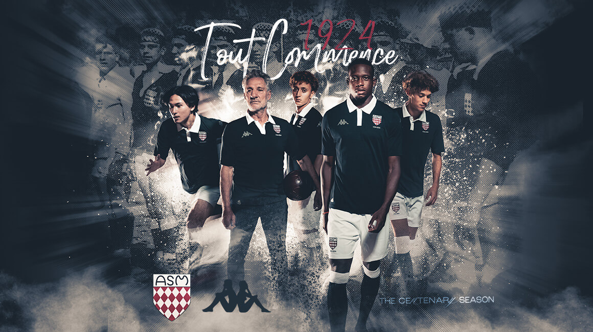 AS Monaco and Kappa unveil the Centenary jersey