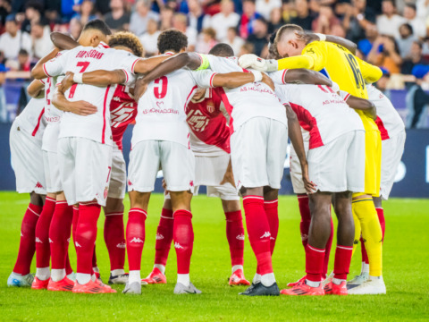 Le groupe de l’AS Monaco pour la réception du Havre