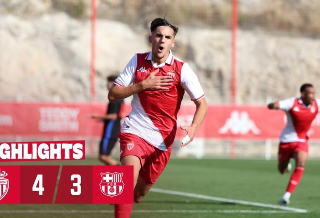 Highlights &#8211; Youth League &#8211; 1ère journée : AS Monaco 4-3 FC Barcelone