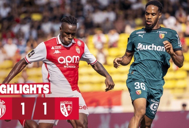 Highlights &#8211; Ligue 1, 3e journée : AS Monaco 1-1 RC Lens