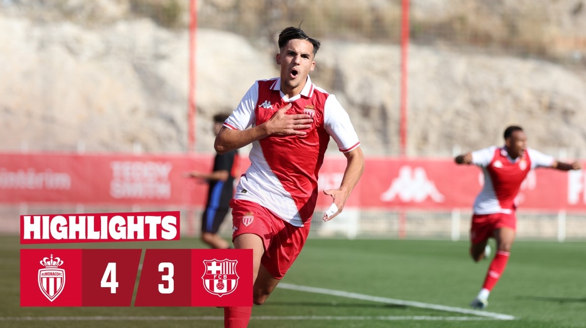 Highlights &#8211; Youth League &#8211; 1ère journée : AS Monaco 4-3 FC Barcelone