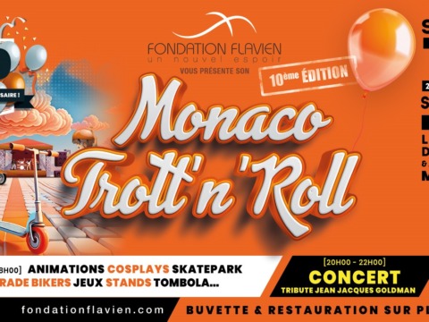 La 10ème édition du Monaco Trott'n'Roll prévue ce samedi 14 septembre