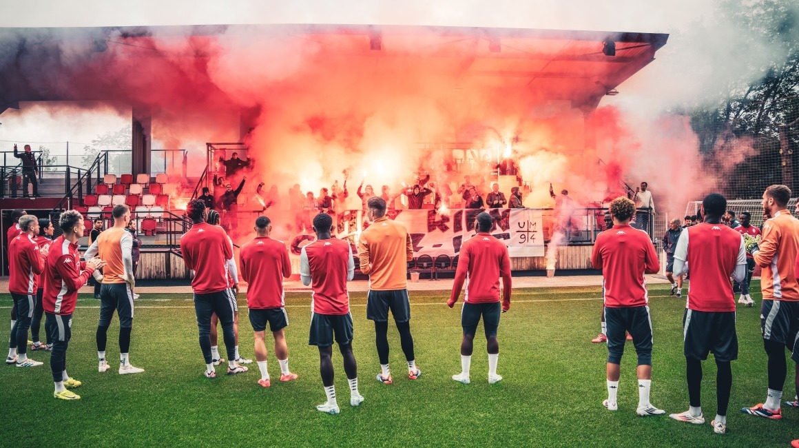 Les UM94 derrière les Rouge & Blanc à la veille du derby