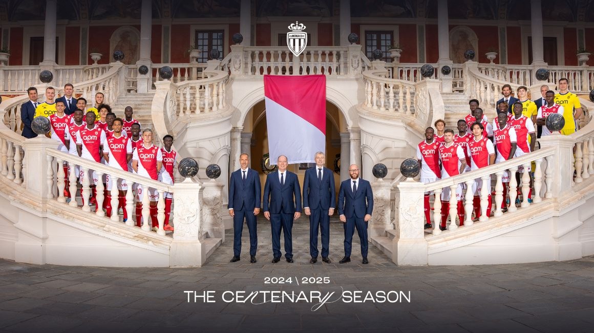 L’AS Monaco présente la photo officielle de la saison 2024-2025