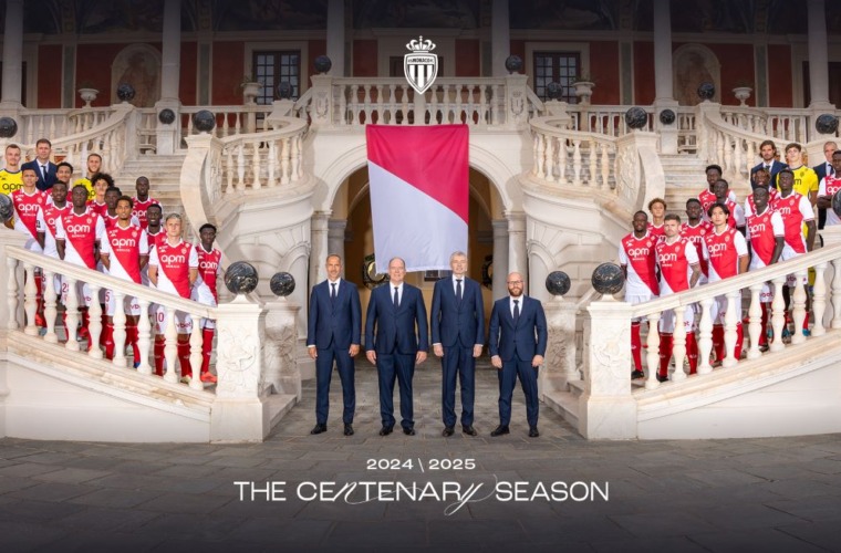 L’AS Monaco présente la photo officielle de la saison 2024-2025