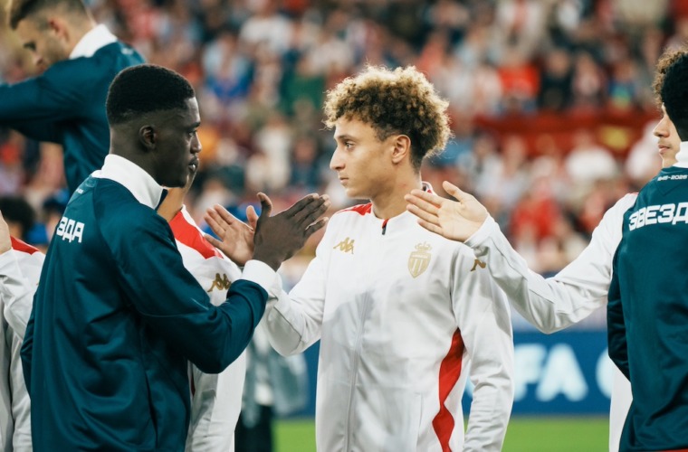 Eliesse Ben Seghir avec les Lions de l’Atlas pour les qualifs’ de la CAN