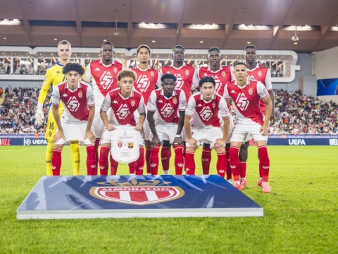 Le groupe de l’AS Monaco pour le voyage à Zagreb