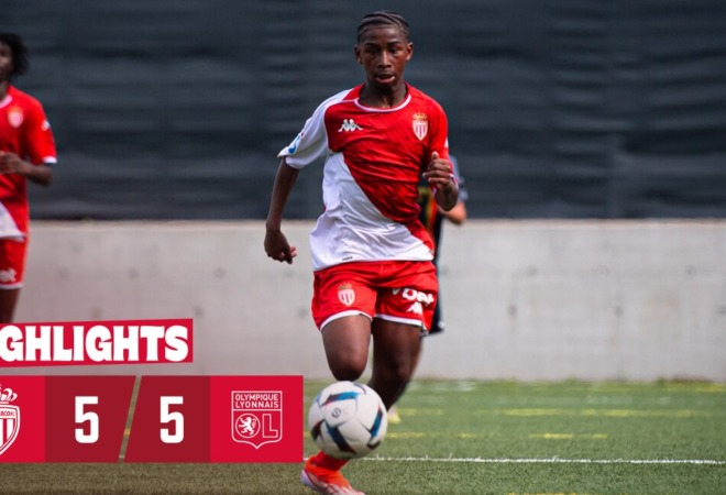 Highlights U17 &#8211; 9eme journée : AS Monaco 5-5 Olympique Lyonnais