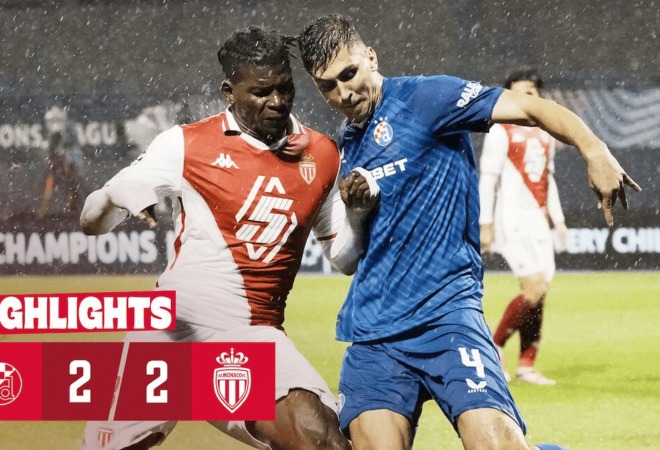 Highlights &#8211; Ligue des Champions, 2e journée : Dinamo Zagreb 2-2 AS Monaco