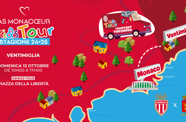 Il Kids Tour a Ventimiglia domenica 13 ottobre