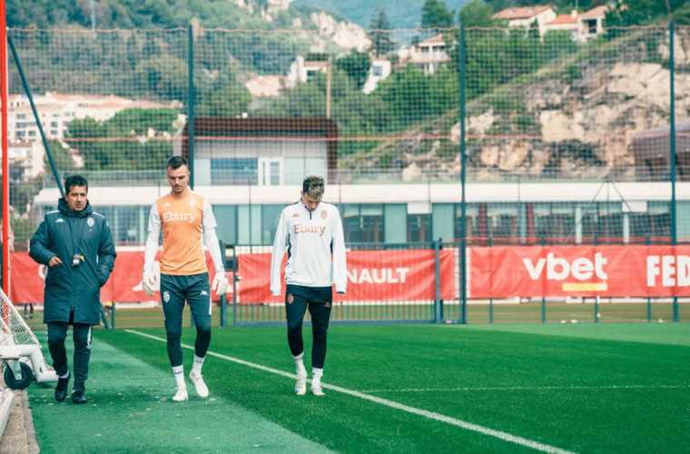 The Rouge et Blanc's session before facing Benfica