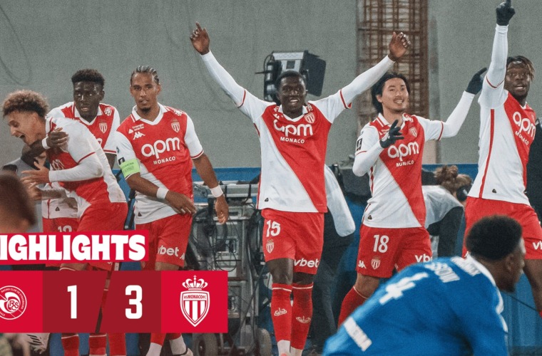 Highlights – Ligue 1, 11e journée : RC Strasbourg 1-3 AS Monaco