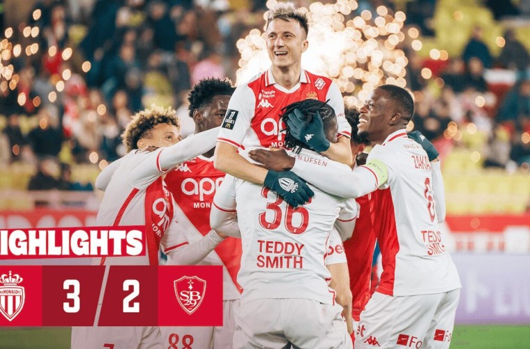 Highlights - Ligue 1, Matchday 12: AS Monaco 3-2 Stade Brestois 29