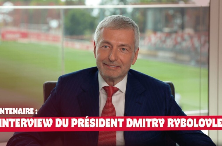 Intervista al presidente dell'AS Monaco per il Centenario, Dmitry Rybolovlev