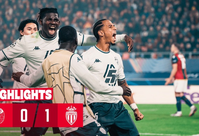 Highlights – Ligue des Champions, 4e journée : Bologne FC 0-1 AS Monaco