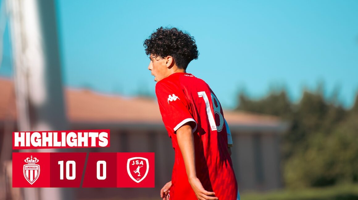 Highlights U17 &#8211; 10e journée : AS Monaco 10-0 JS Ajaccio