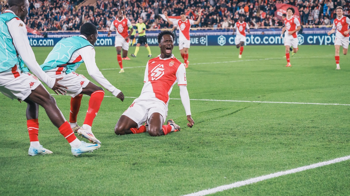 Premier but en carrière et à l’AS Monaco pour Soungoutou Magassa