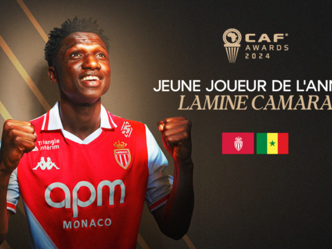 Lamine Camara élu jeune joueur africain de l’année !