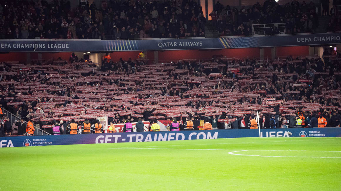 Un parcage XXL pour soutenir l’AS Monaco à l’Emirates Stadium