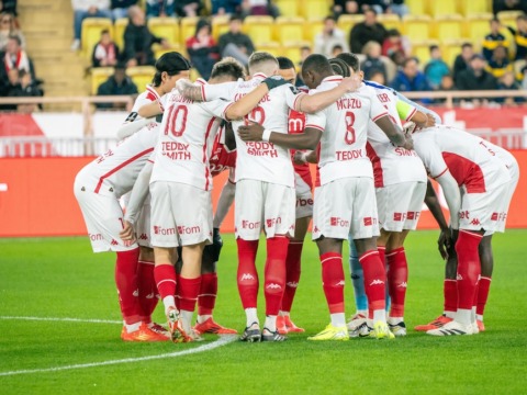 Le groupe de l’AS Monaco pour le choc face à Paris