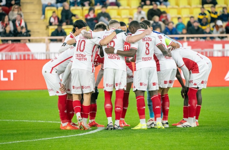 Le groupe de l’AS Monaco pour le choc face à Paris