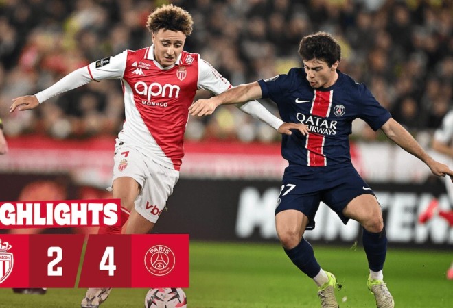 Highlights Ligue 1 &#8211; 16e journée : AS Monaco 2-4 Paris Saint-Germain