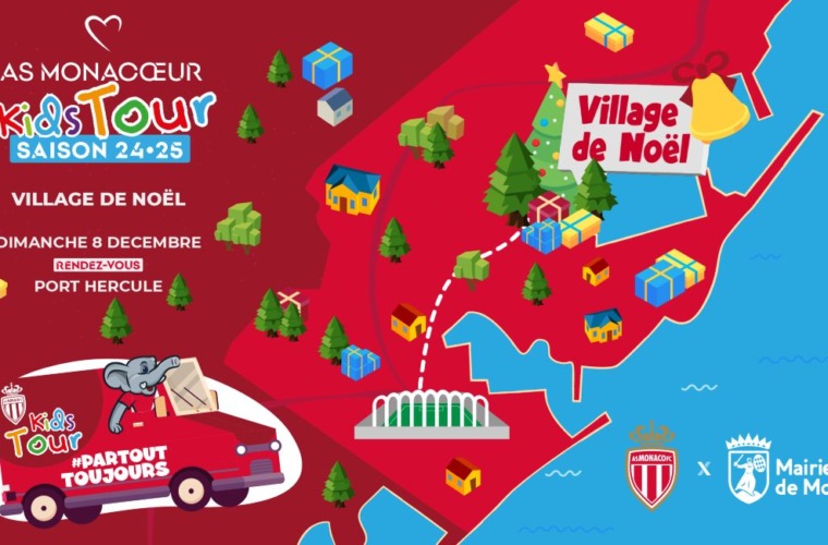 Le Kids Tour et Krépin Diatta au Village de Noël de Monaco ce dimanche 8 décembre !