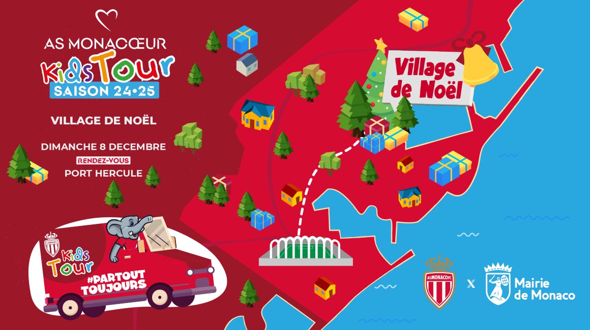 Le Kids Tour au Village de Noël de Monaco ce dimanche 8 décembre !