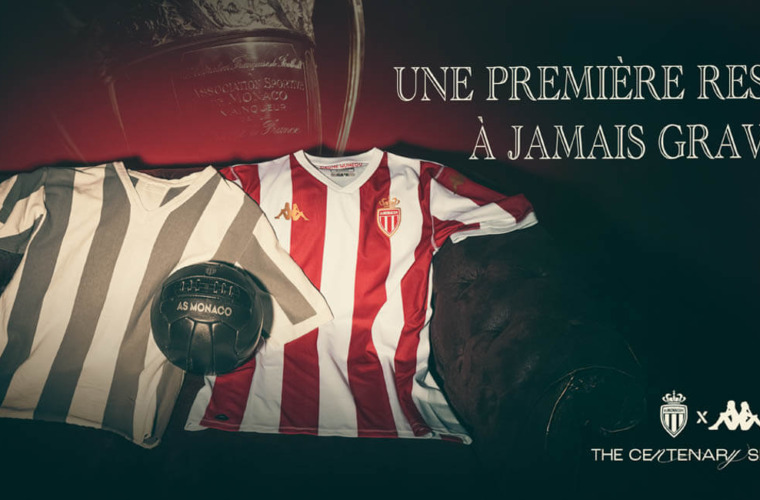 AS Monaco and Kappa reissue the 1960 Coupe de France winning jersey